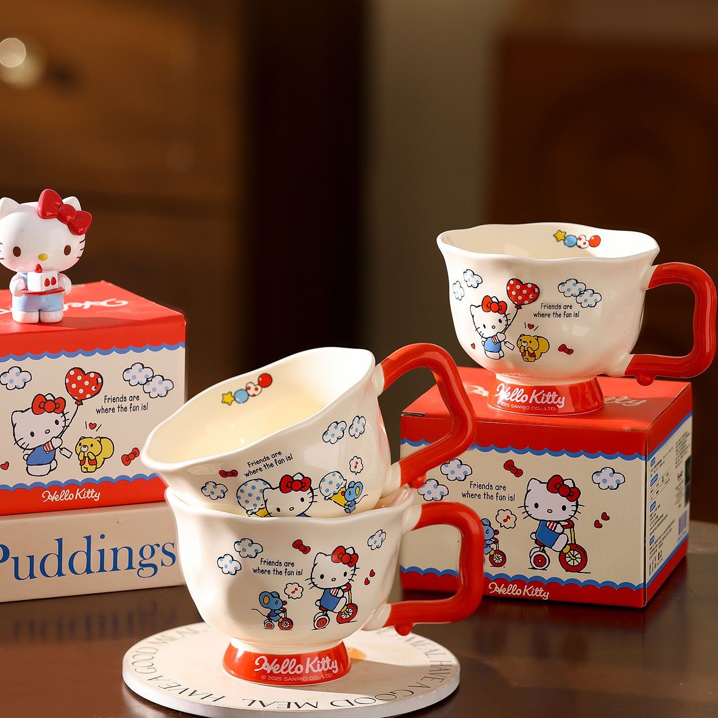 Sanri.o Cute Tall Ceramic Mug