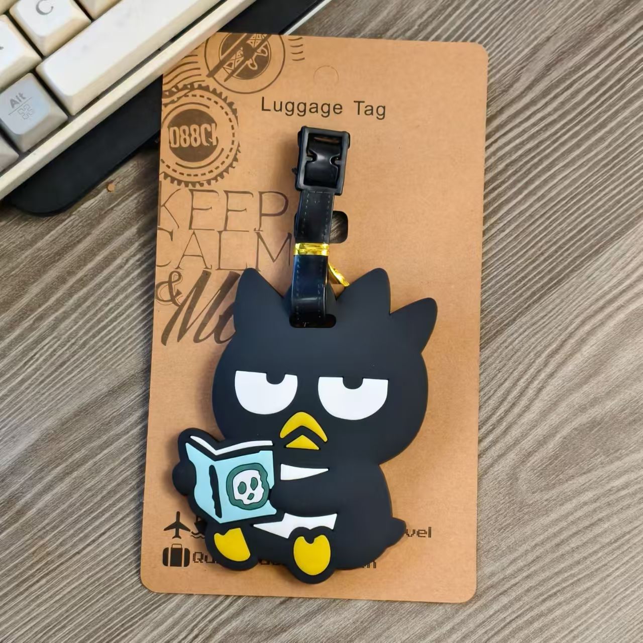 Sanr.io Cute Boarding Pass Keychain Charm