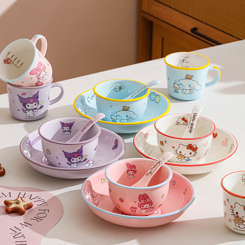 Sa.nrio Cute Dinnerware Set