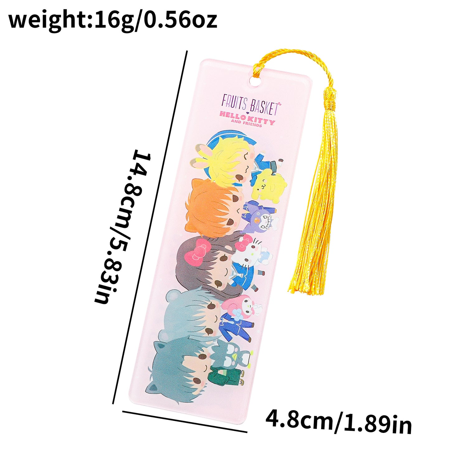 Sanr.io Cute Acrylic Tassel Bookmark