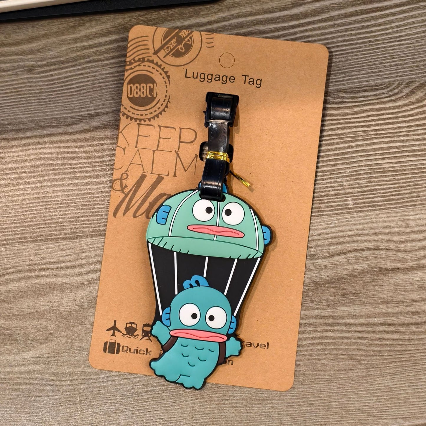 Sanr.io Cute Boarding Pass Keychain Charm