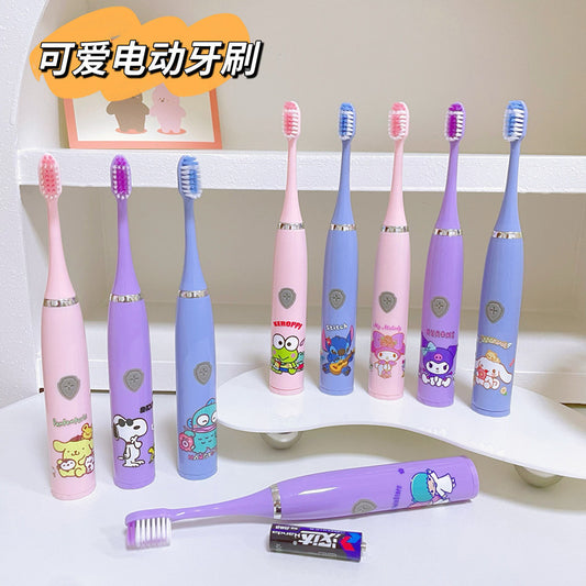 Cute Cartoon Ultrasonic Electric Toothbrush