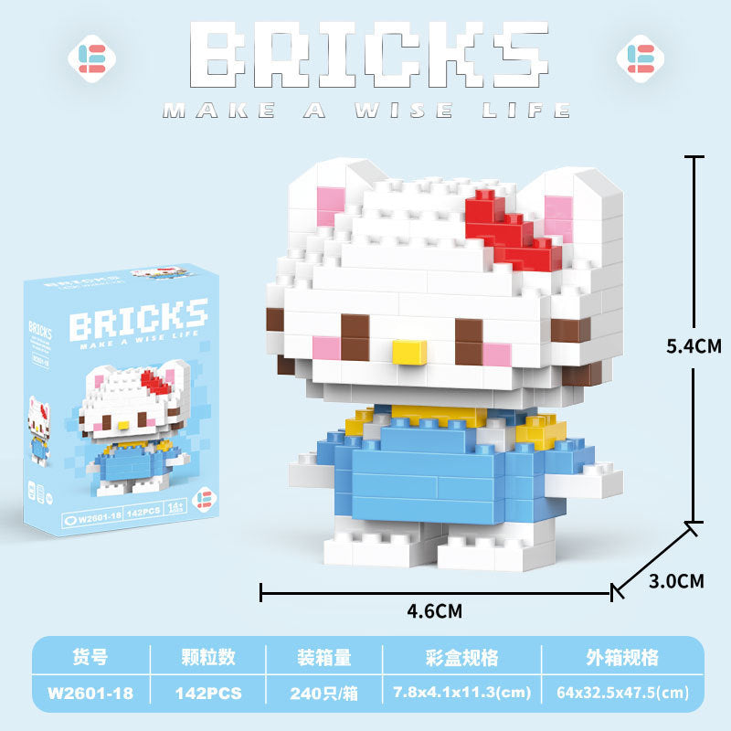 Cute Cartoon Building Block Figure Toy