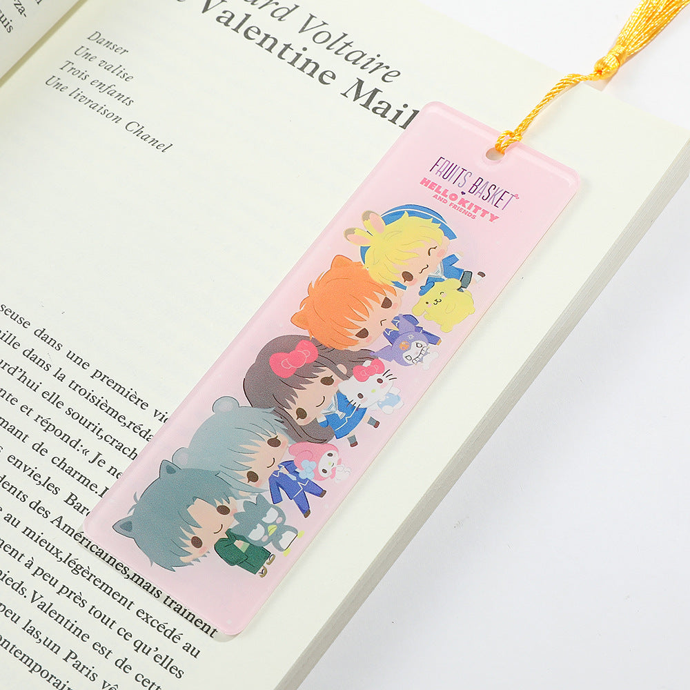 Sanr.io Cute Acrylic Tassel Bookmark