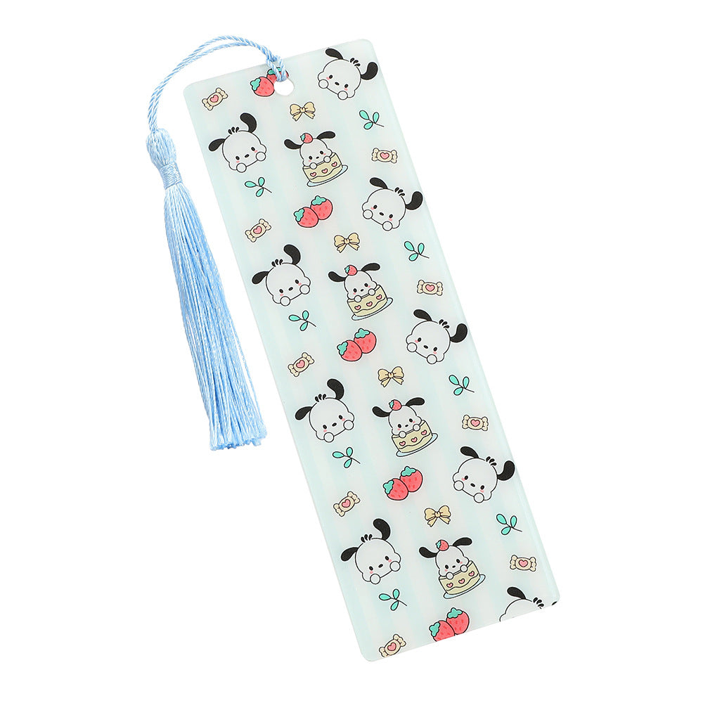 S.anrio Cute Acrylic Tassel Bookmark
