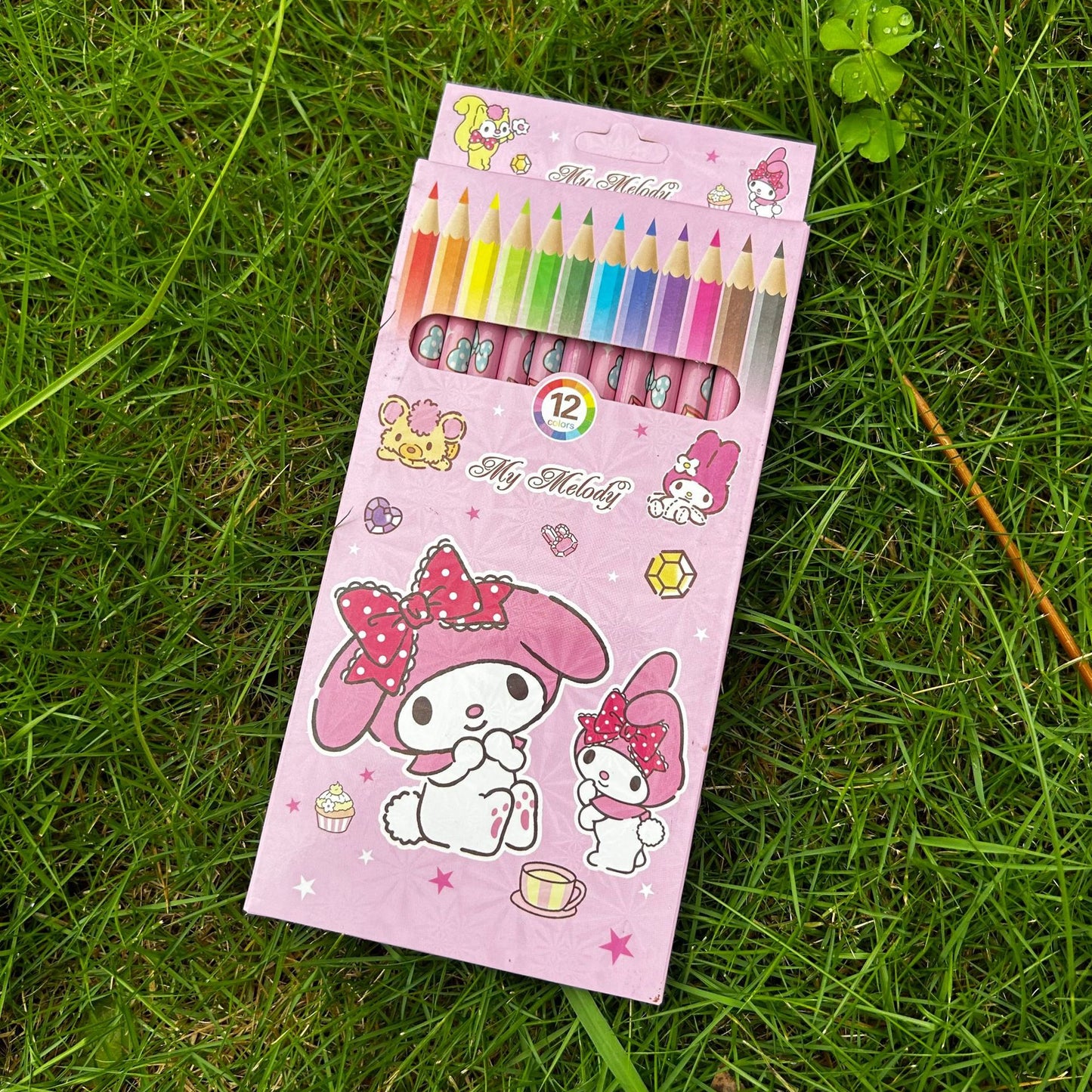 Sa.nrio 12-Color Cartoon Colored Pencil Set