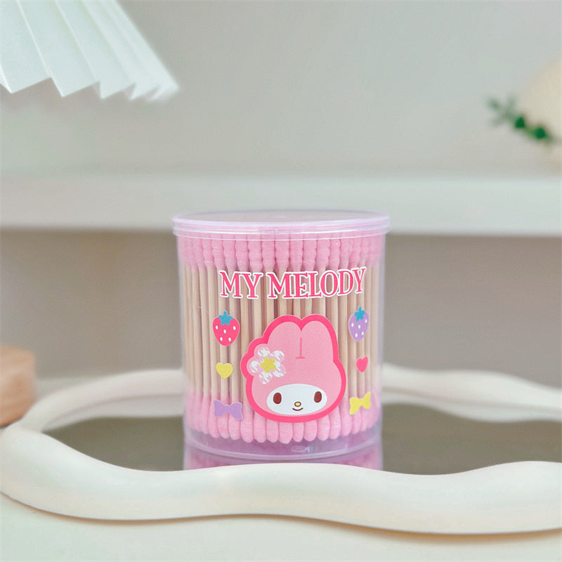 Sanri.o Cute Cotton Swabs for Daily Use