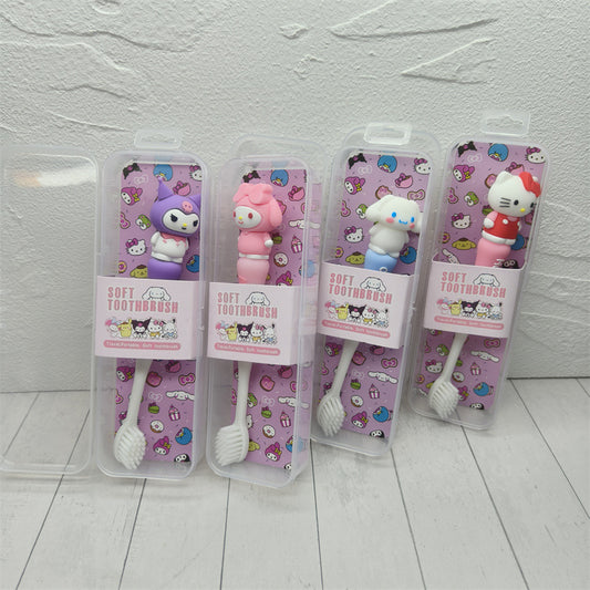 Sa.nrio Soft Bristle Toothbrush with Clear Case