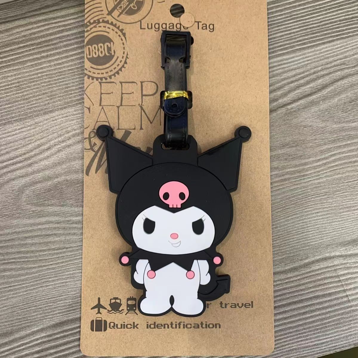 Sanr.io Cute Boarding Pass Keychain Charm