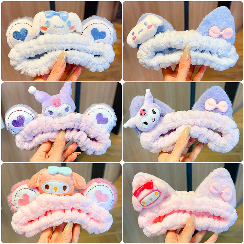 S.anrio Cartoon Waterproof Face Wash Wrist Bands