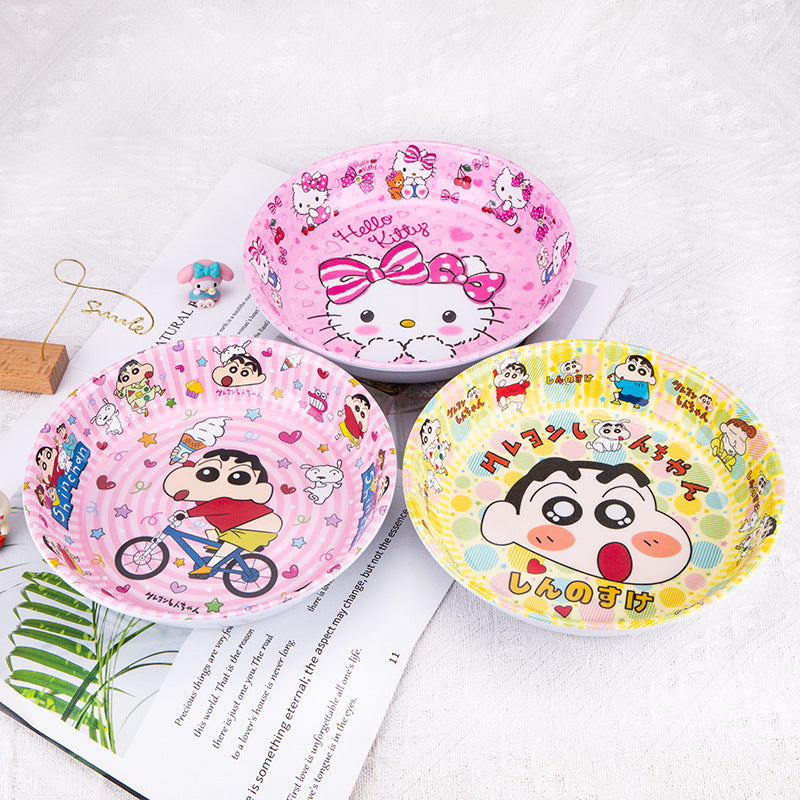 Cute Cartoon Kids Melamine Dinner Plate