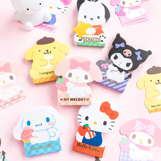 Cute Kawaii Sticky Memo Notes – 6 Styles