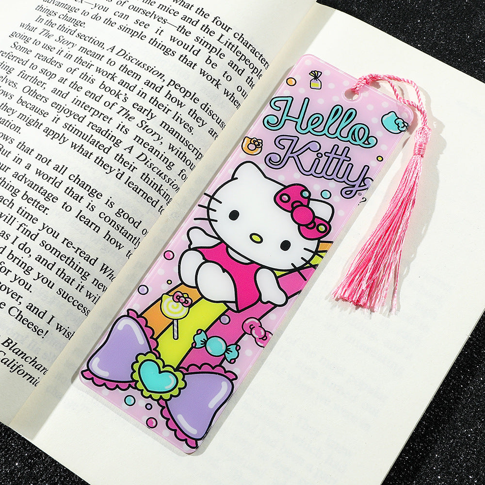 Sanr.io Cute Acrylic Tassel Bookmark