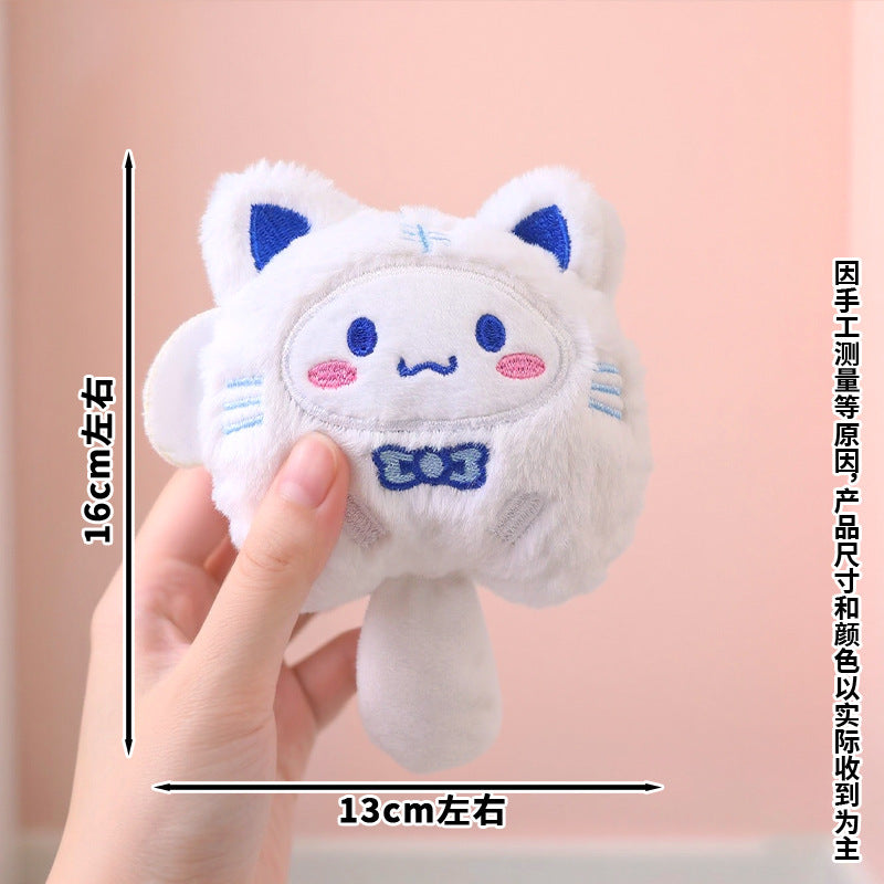Cute Lucky Cat Plush Keychain Bag Charm