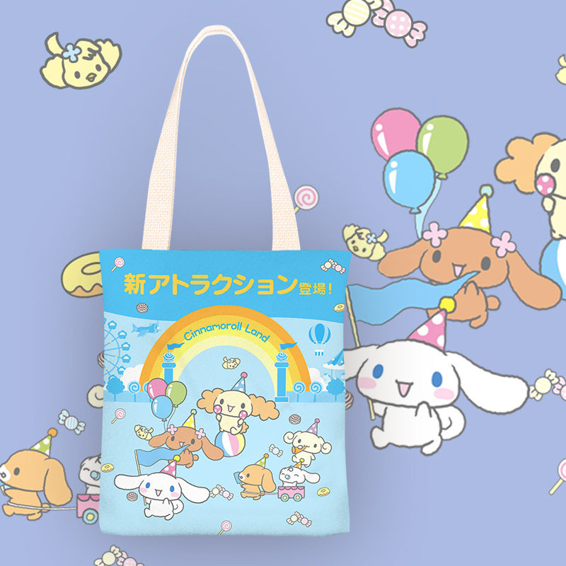 Cinnamo.roll  Cute Cartoon Canvas Shoulder Bag
