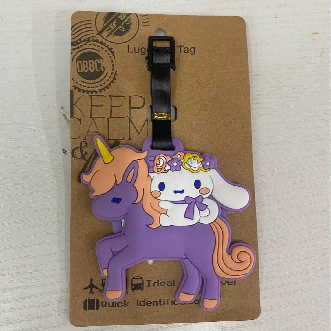 Sanr.io Cute Boarding Pass Keychain Charm