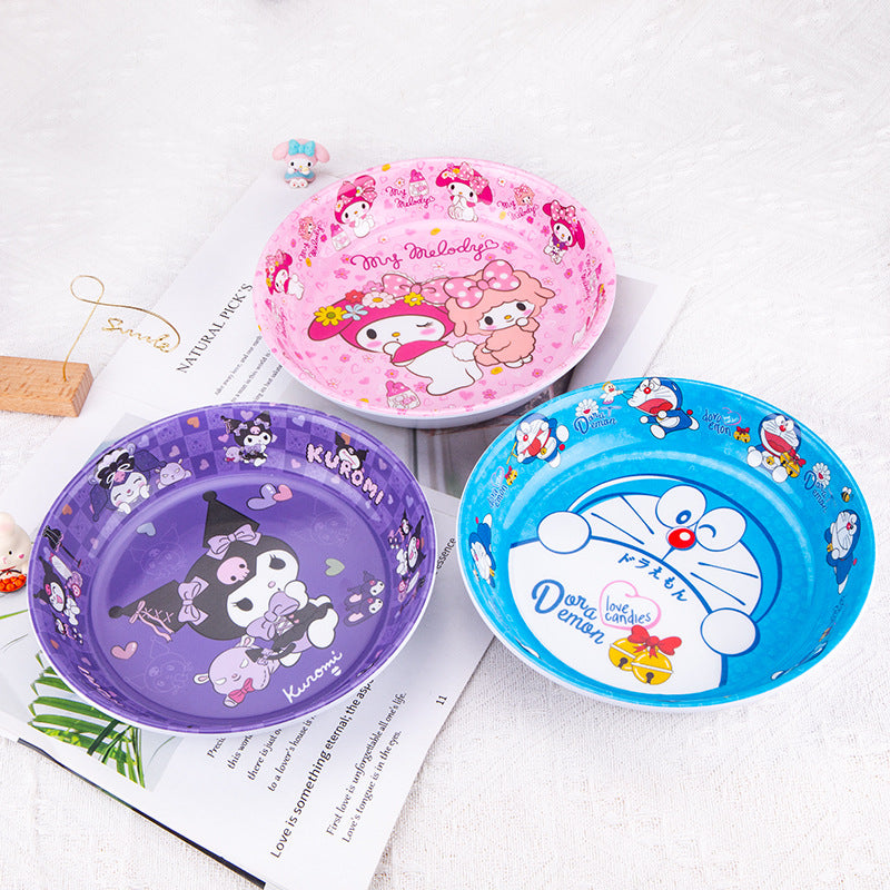 Cute Cartoon Kids Melamine Dinner Plate