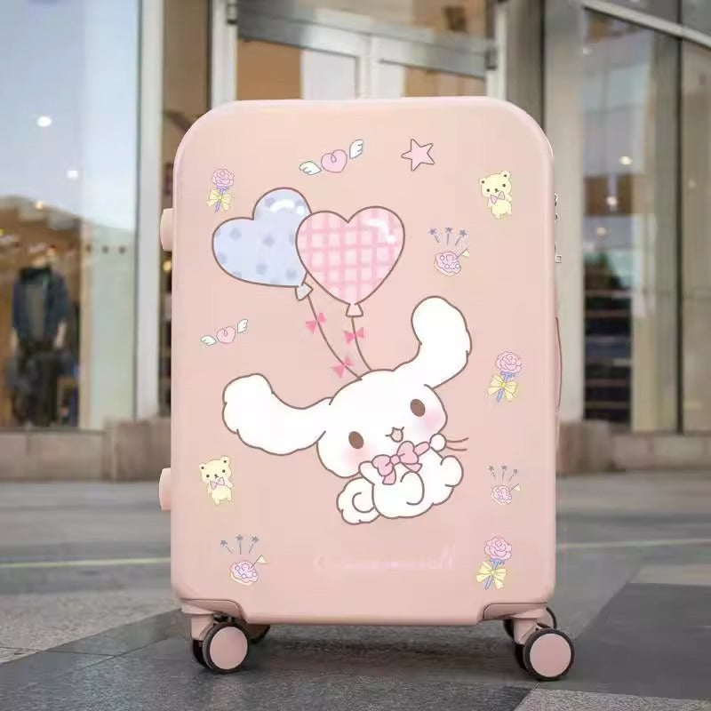 Sanri.o Cinnamor.oll Cute Cartoon 18-Inch Carry-On Suitcase