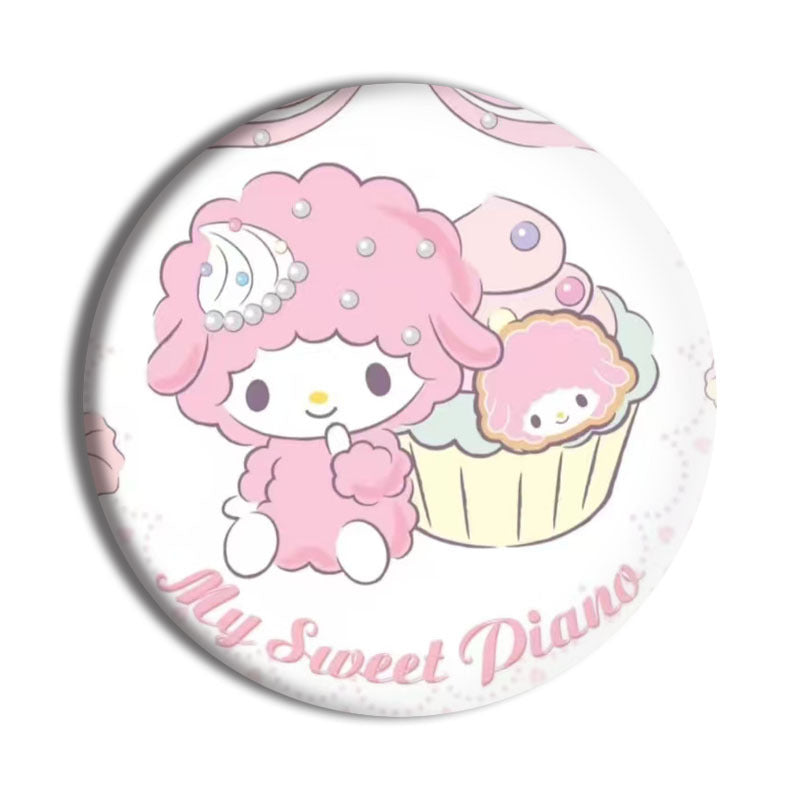 paino Cute Anime Button Pins Badge