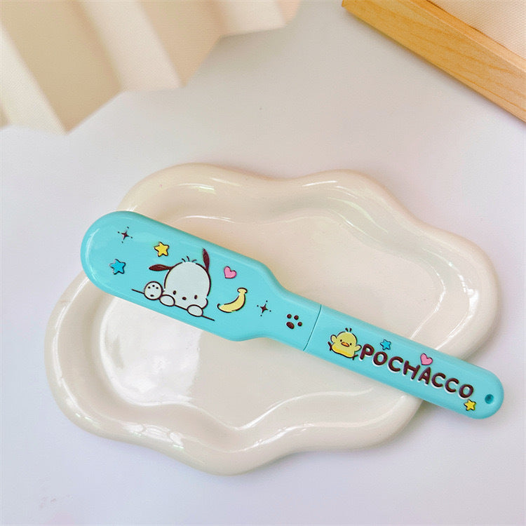 Cute Foldable Storage Hair Comb Easy to Carry