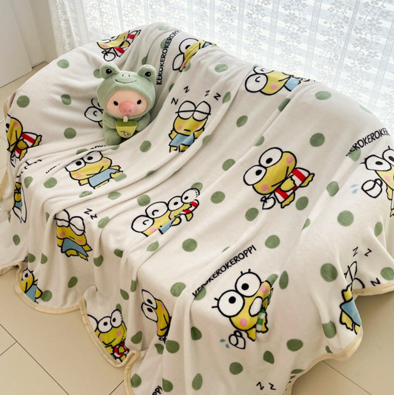 Cartoon S.anrio Double-Sided Fleece Blanket