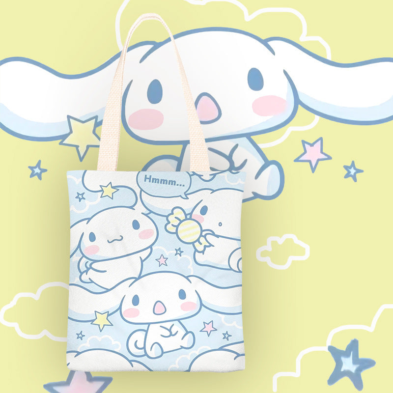 Cinnamo.roll  Cute Cartoon Canvas Shoulder Bag