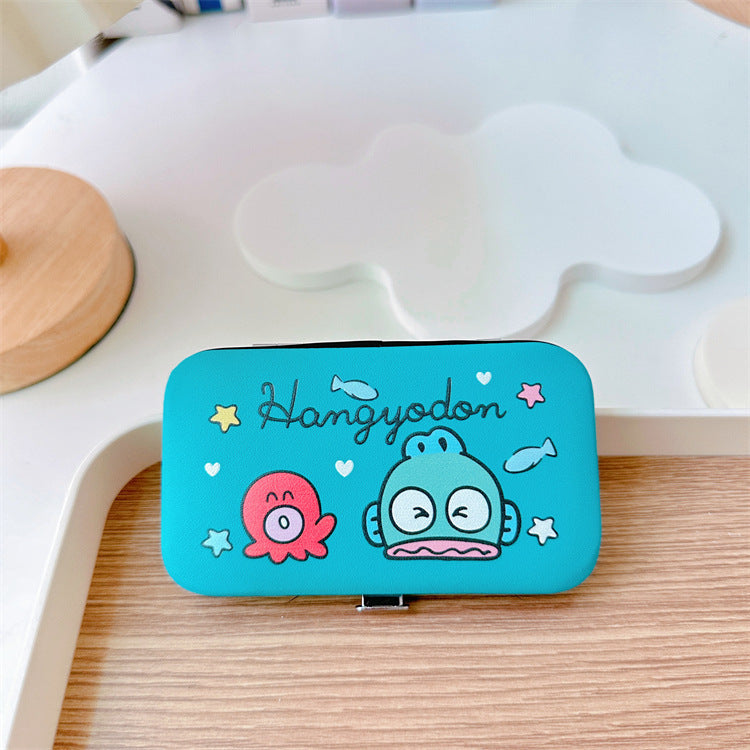 7-Piece Nail Clipper Manicure Set with PU Case