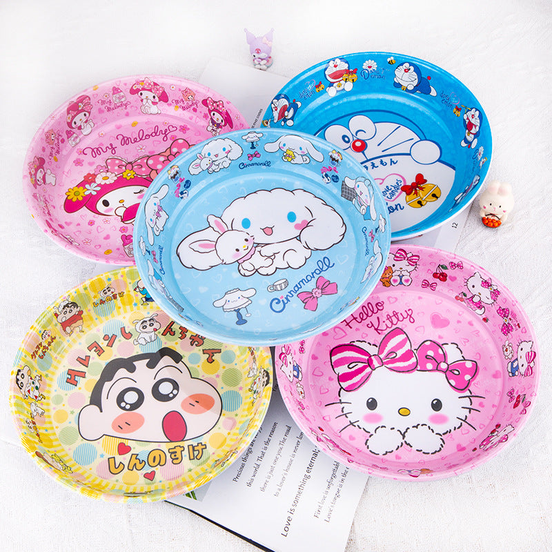 Cute Cartoon Kids Melamine Dinner Plate