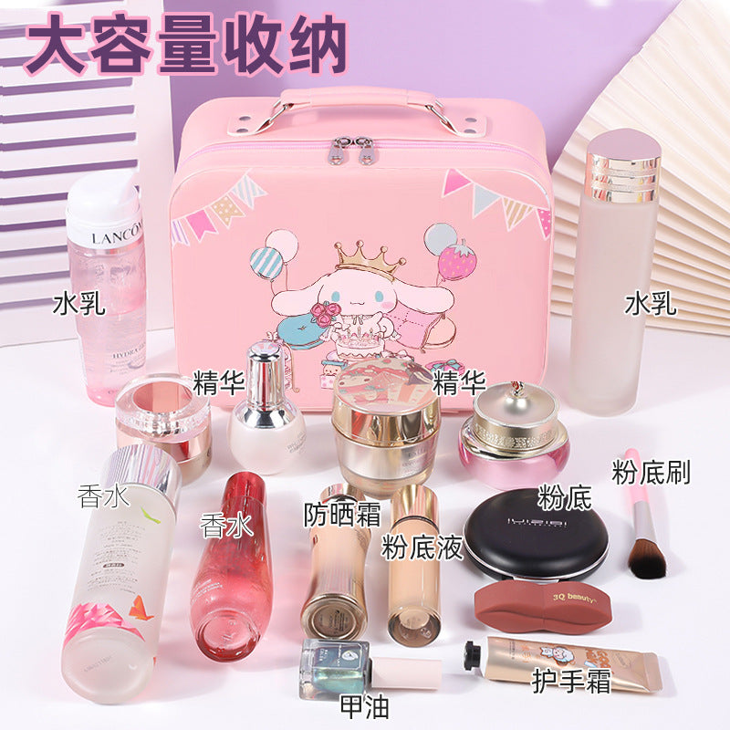 S.anrio Large-Capacity Portable Makeup Case