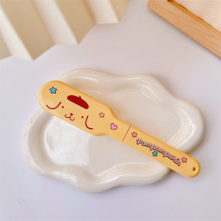 Cute Foldable Storage Hair Comb Easy to Carry
