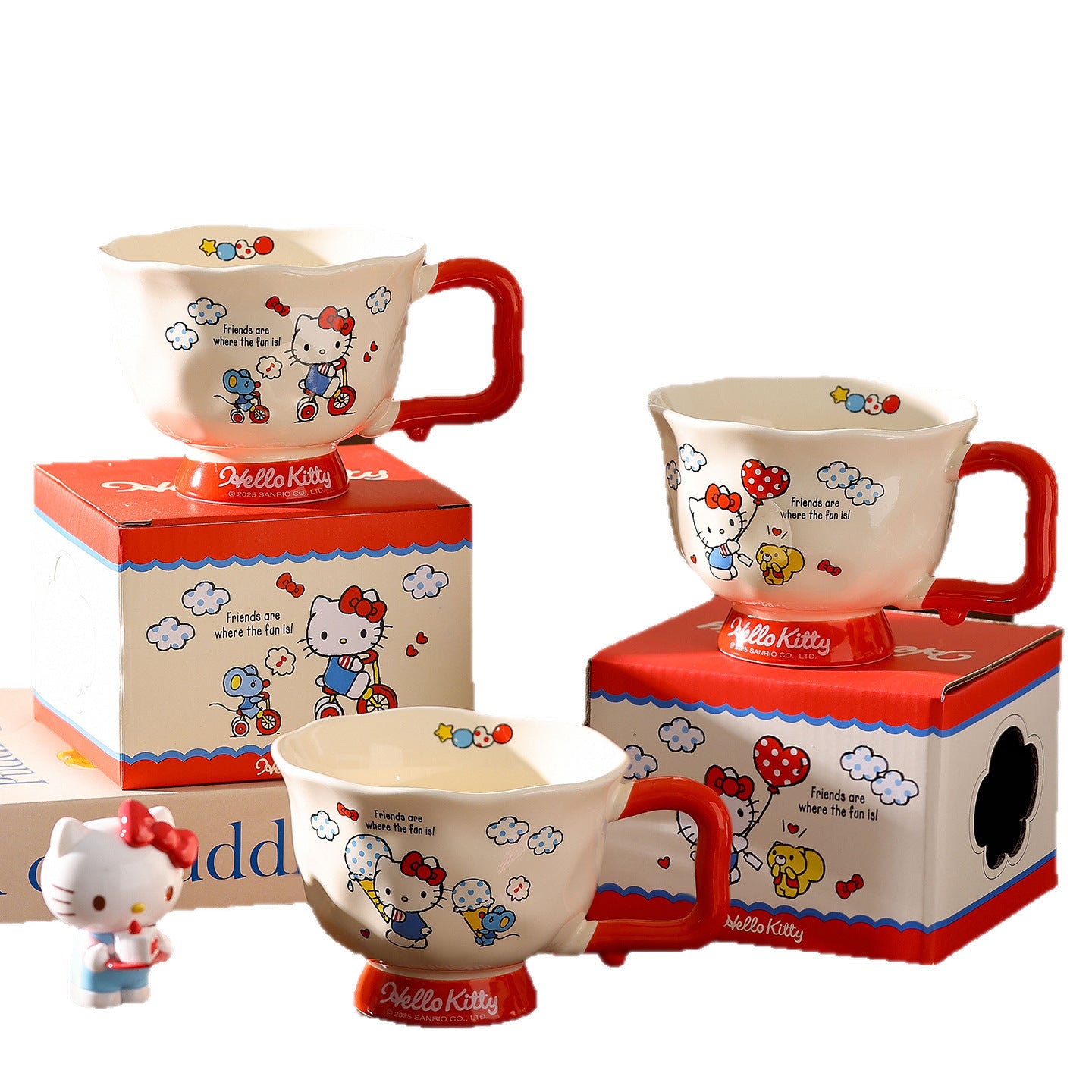 Sanri.o Cute Tall Ceramic Mug