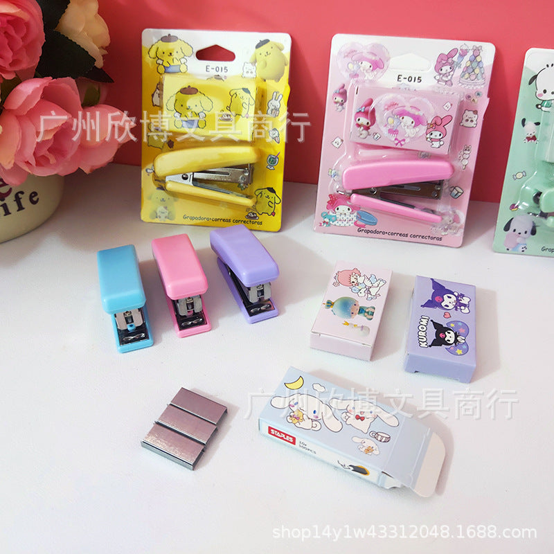 S.anrio Cute No.10 Mini Stapler Set with Staples