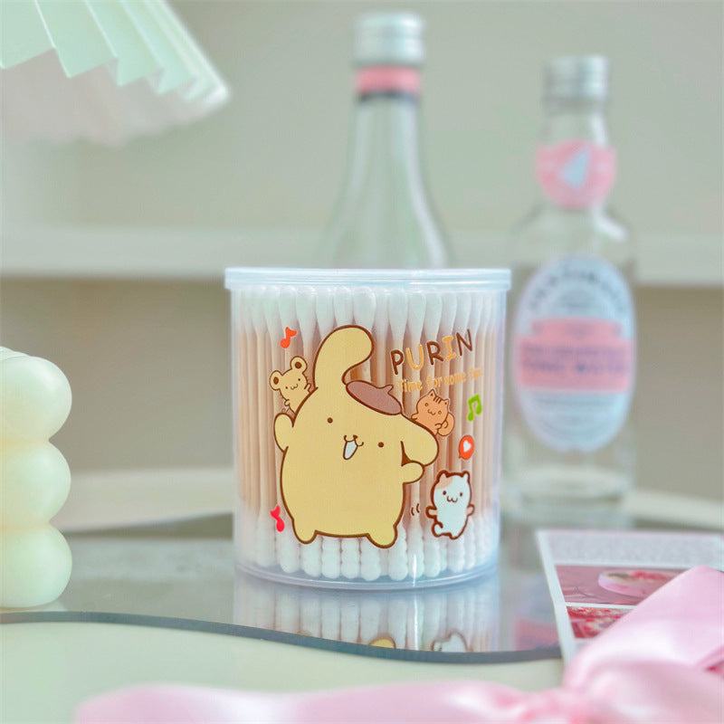 Sanri.o Cute Cotton Swabs for Daily Use
