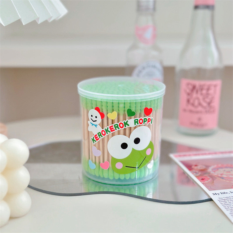 Sanri.o Cute Cotton Swabs for Daily Use