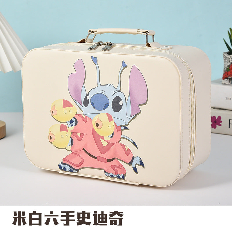 S.anrio Large-Capacity Portable Makeup Case
