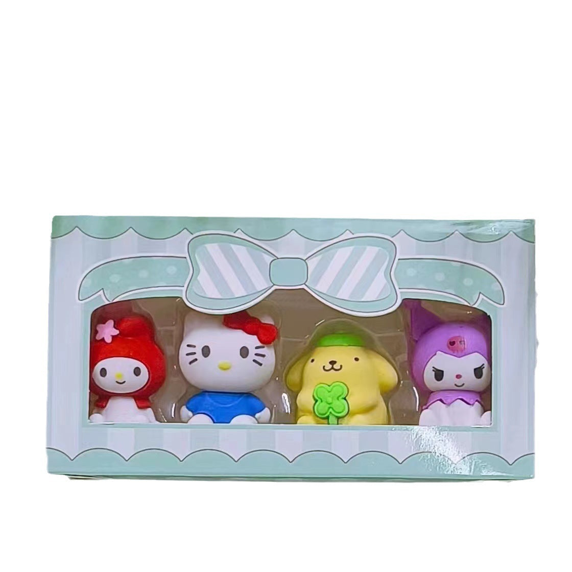 Sanri.o Cute Kawaii Boxed Eraser Set