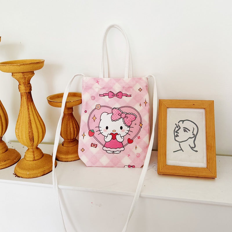 Sanri.o Casual Canvas Crossbody Bag