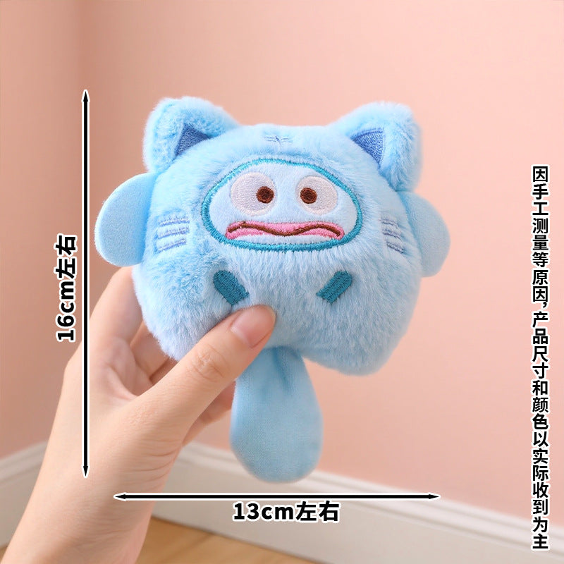 Cute Lucky Cat Plush Keychain Bag Charm