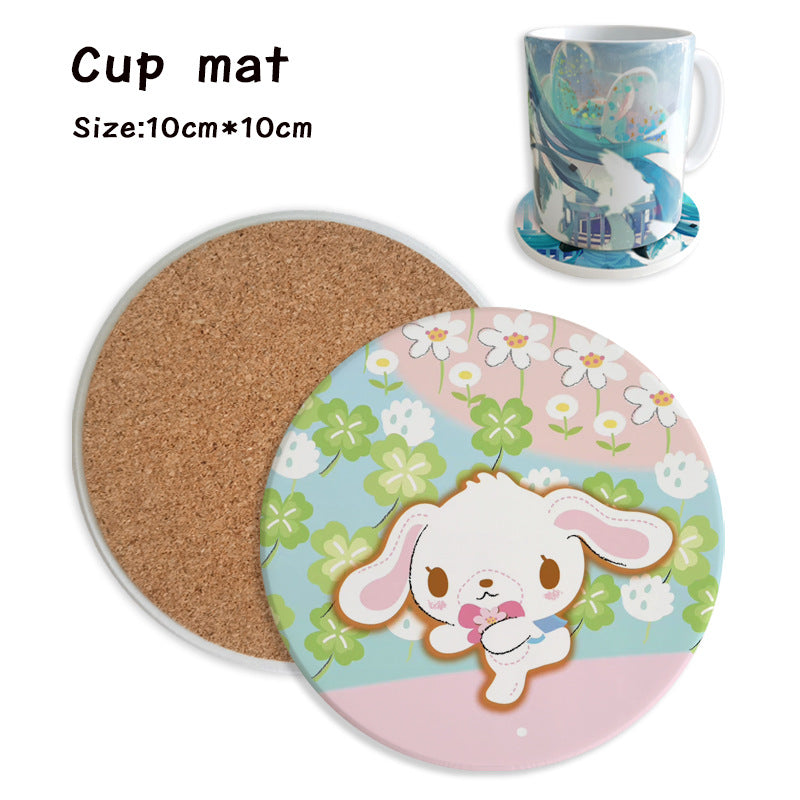 Sanr.io Cute Cartoon Heat-Resistant Coaster