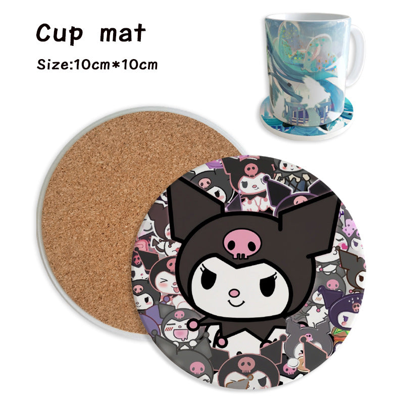 Sanr.io Cute Cartoon Heat-Resistant Coaster