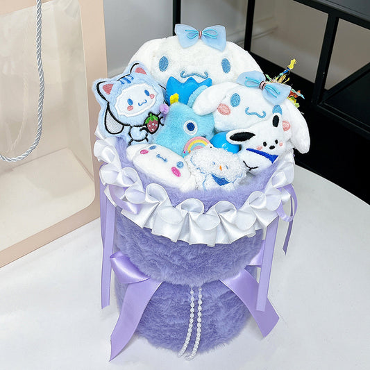 Sa.nrio Cute Plush Doll Bouquet