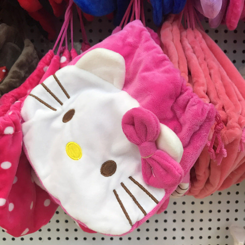 S.anrio Cute Drawstring Ball Bag