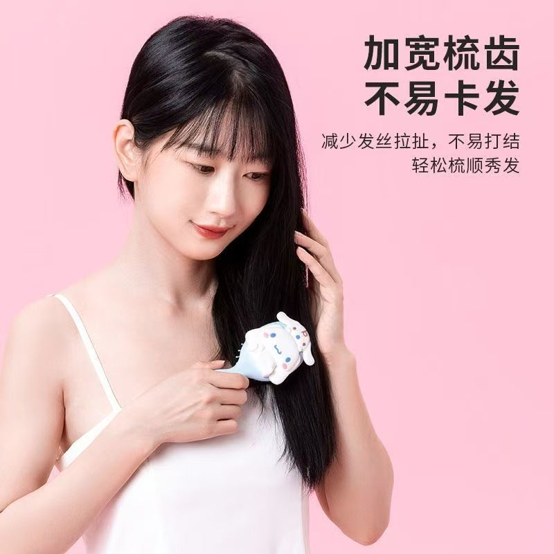 Sanr.io Cute Kawaii Cushion Massage Hair Brush