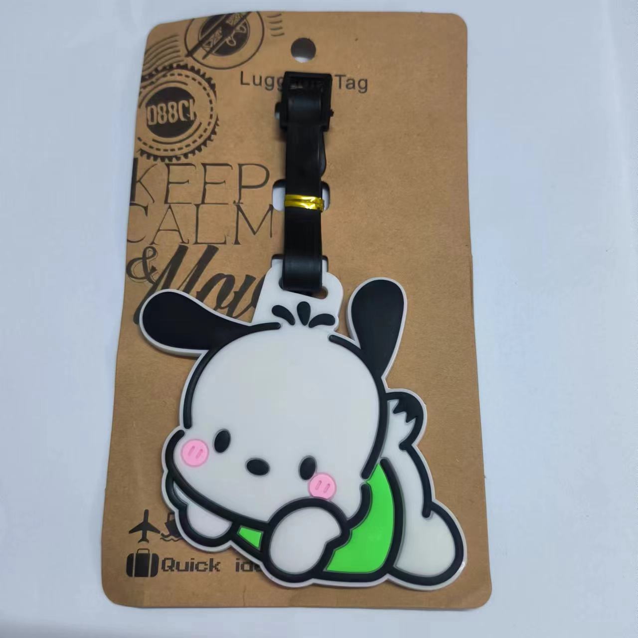 Sanr.io Cute Boarding Pass Keychain Charm