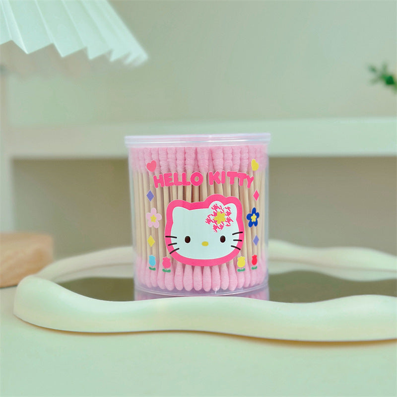 Sanri.o Cute Cotton Swabs for Daily Use