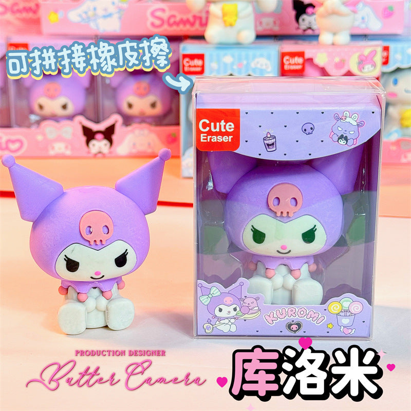 Sanri.o Cute Kawaii Jumbo Doll Eraser