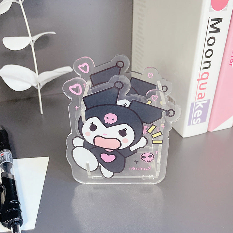San.rio Cute Acrylic Pen Holder Desk Organizer