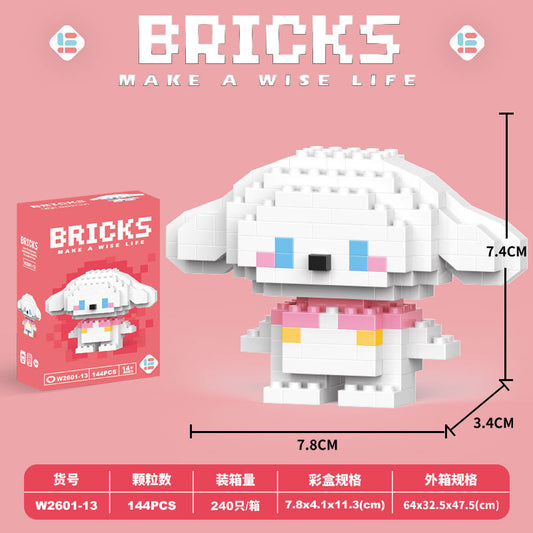 Cute Cartoon Building Block Figure Toy