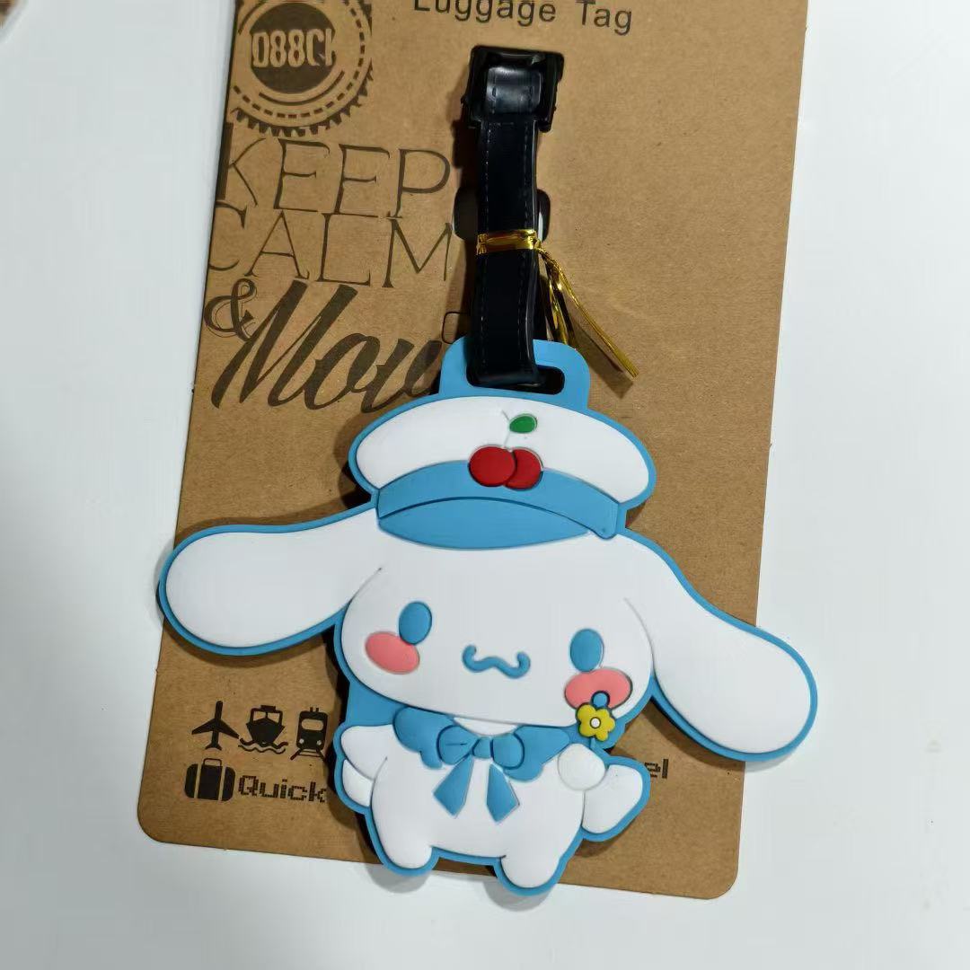 Sanr.io Cute Boarding Pass Keychain Charm