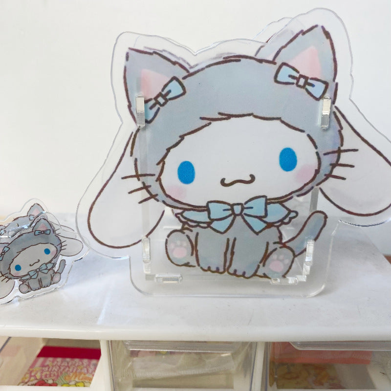 San.rio Cute Acrylic Pen Holder Desk Organizer